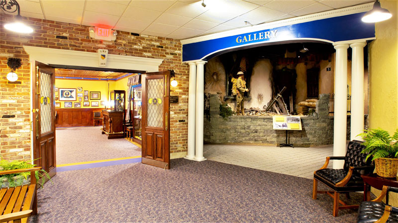 The entrance to the US Army Chemical Corps Museum.